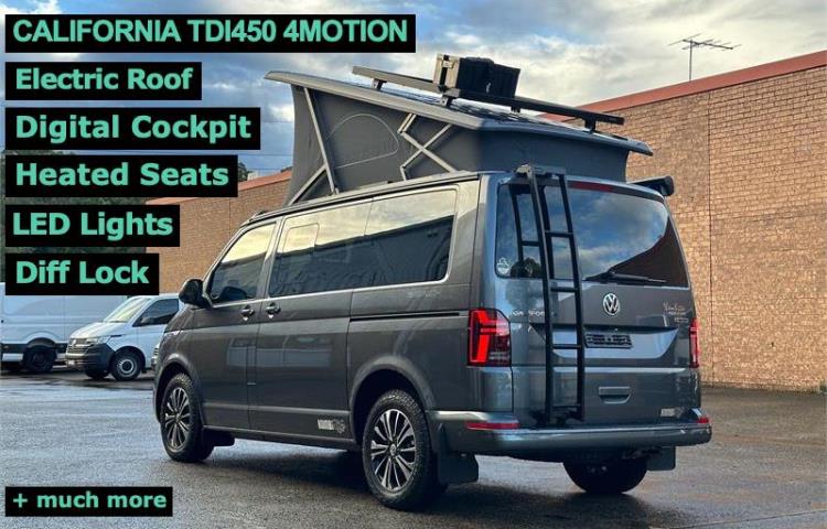 2023 VOLKSWAGEN CALIFORNIA 3D WAGON TDI450 4MOTION CALIFORNIA BCH T6.2 MY23