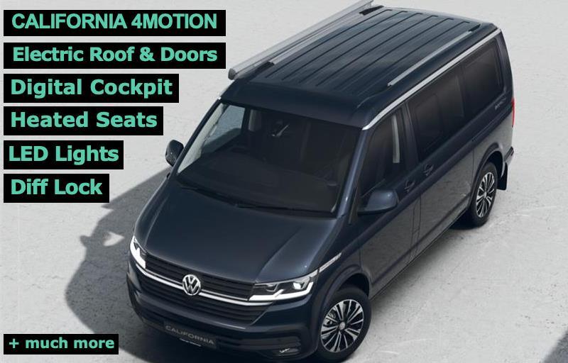 >2024 VOLKSWAGEN CALIFORNIA 3D WAGON TDI450 4MOTION CALIFORNIA BCH T6.2 MY23