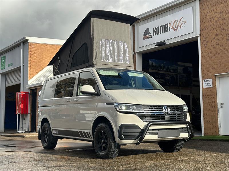 >2023 VOLKSWAGEN TRANSPORTER 4D CREW VAN TDI340 SWB T6.1 MY23